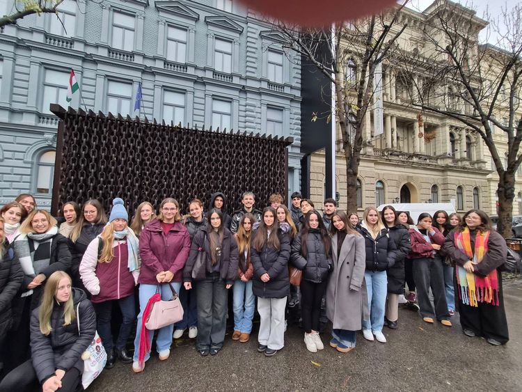 A 12. évfolyam tanulmányi kirándulása Budapesten